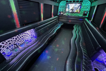 Federal Way Limo Bus Interior