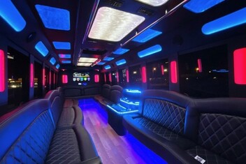 Federal Way Limousine Bus Interior