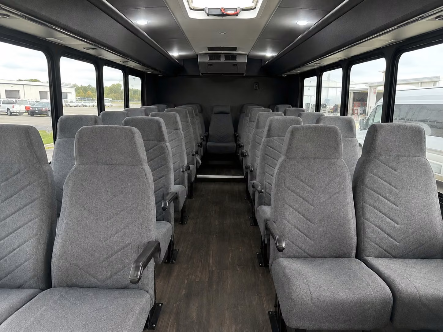 15 passenger minibus inside