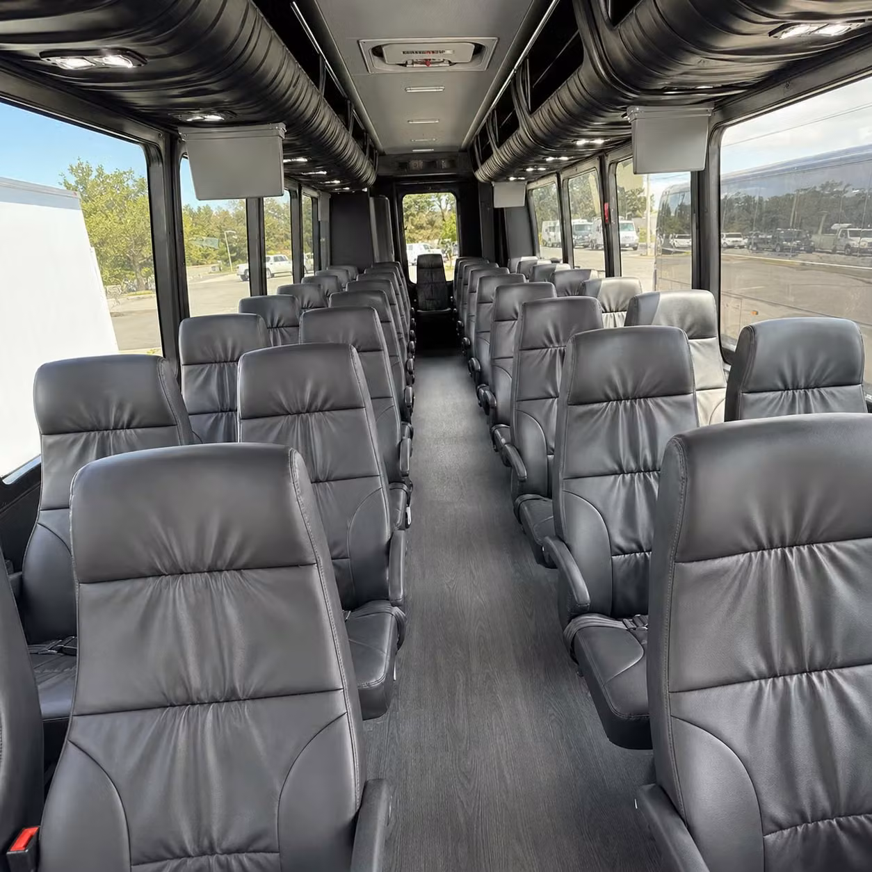 28 passenger minibus interior