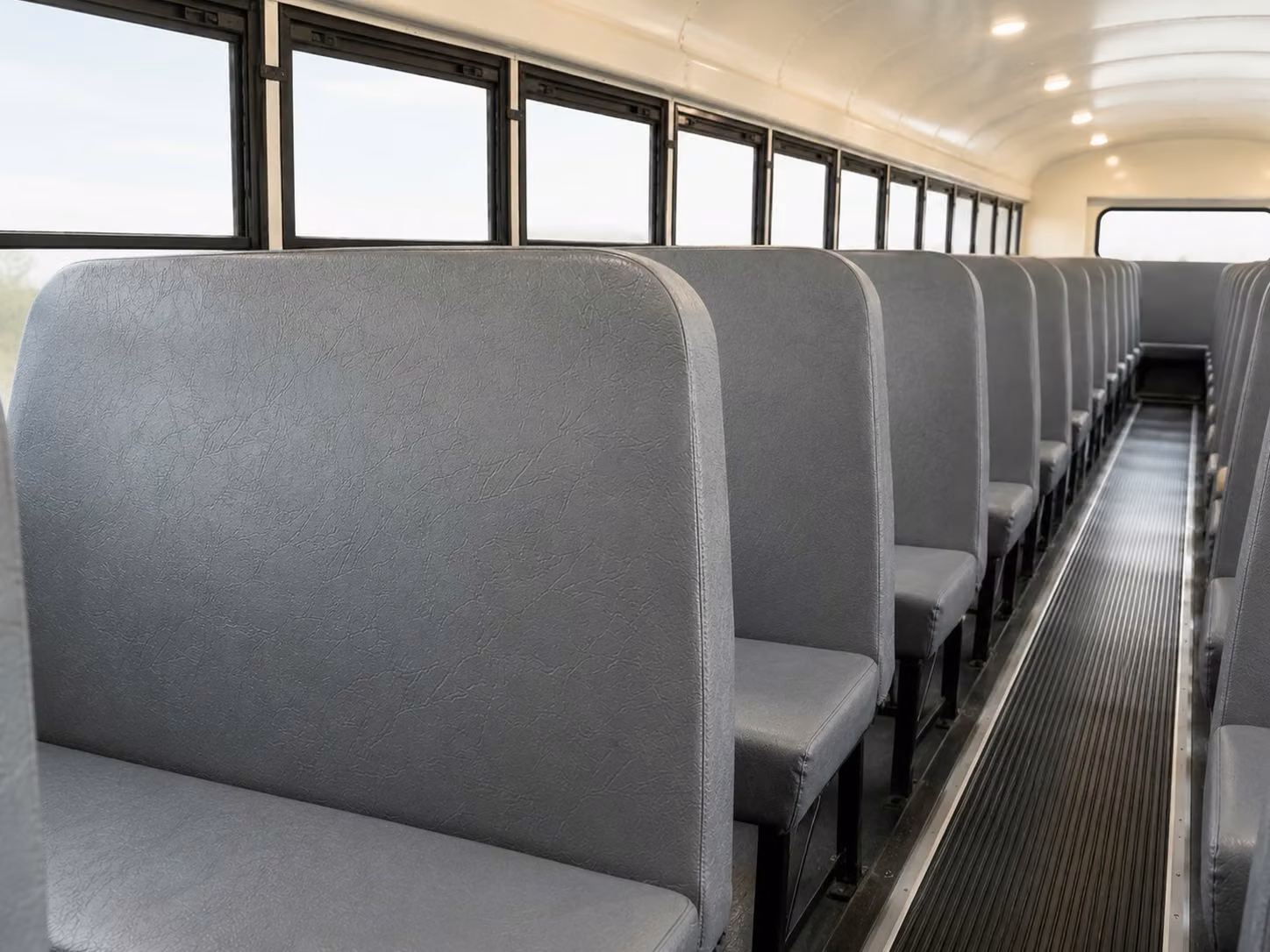 school bus interior
