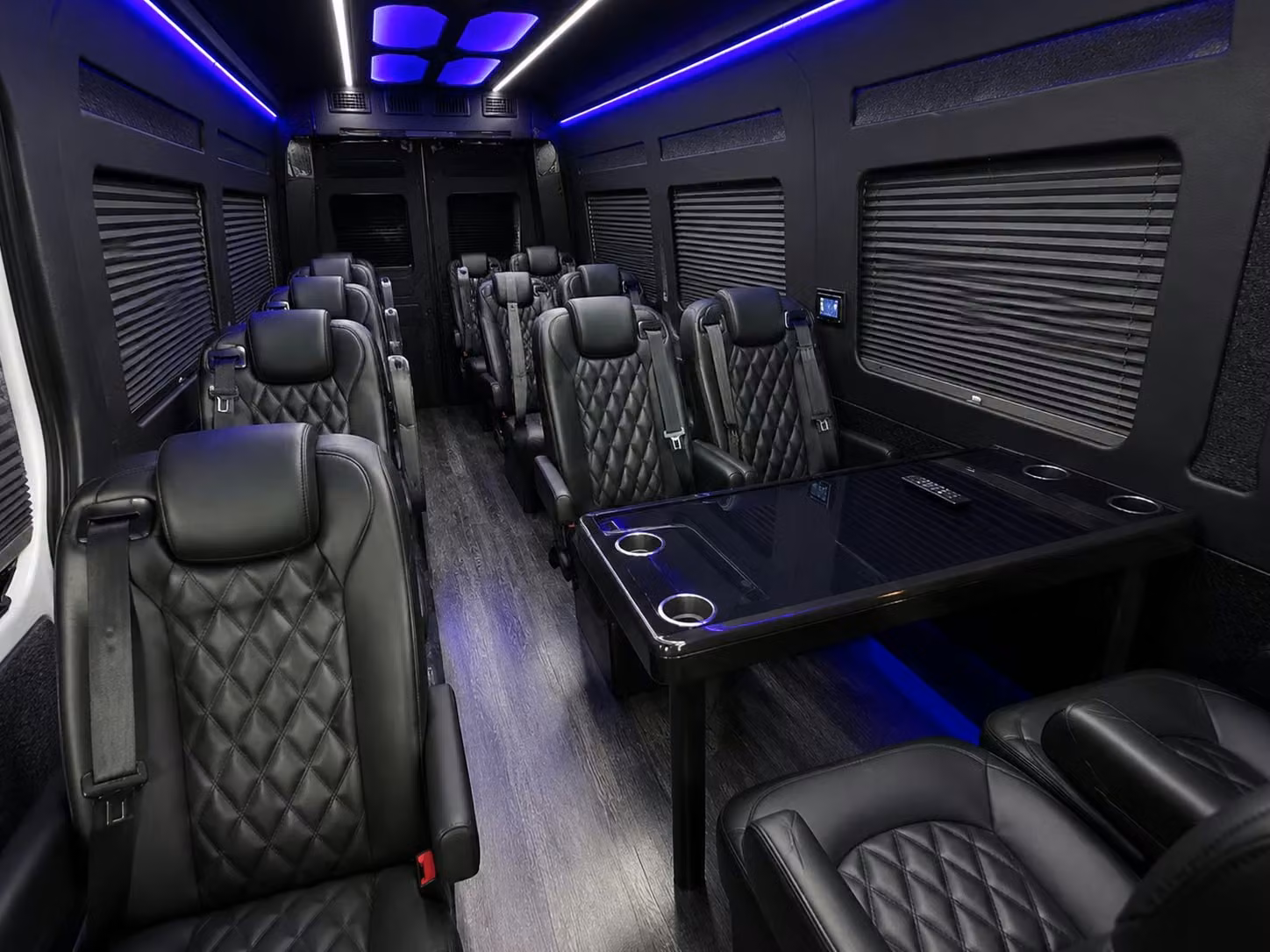sprinter van with driver interior